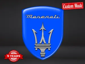 Maserati Autoemblem Hochwertig Professionell Anpassbar